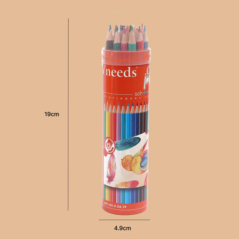 24 Elegant Pencil  Colour Box.