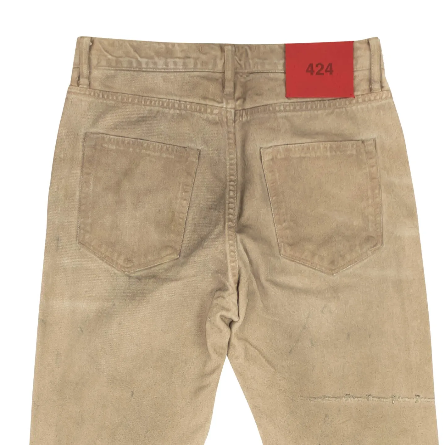 424 On Fairfax Slim Fit Jeans - Brown