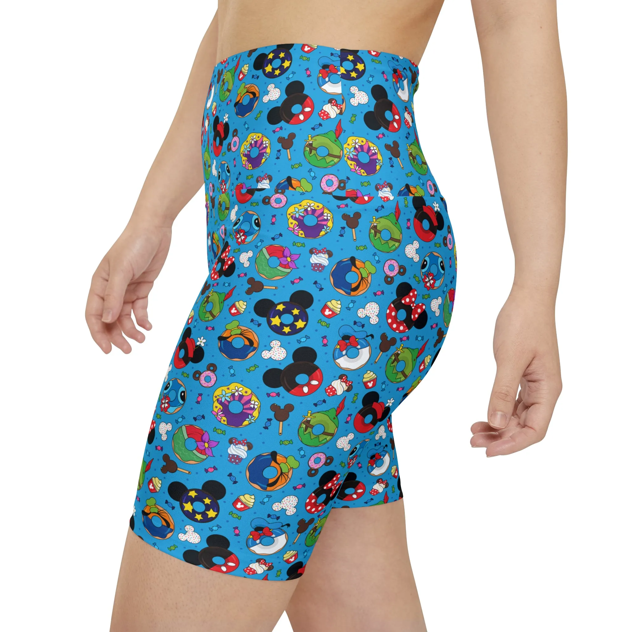 Character Donuts Women's Athletic Workout Shorts