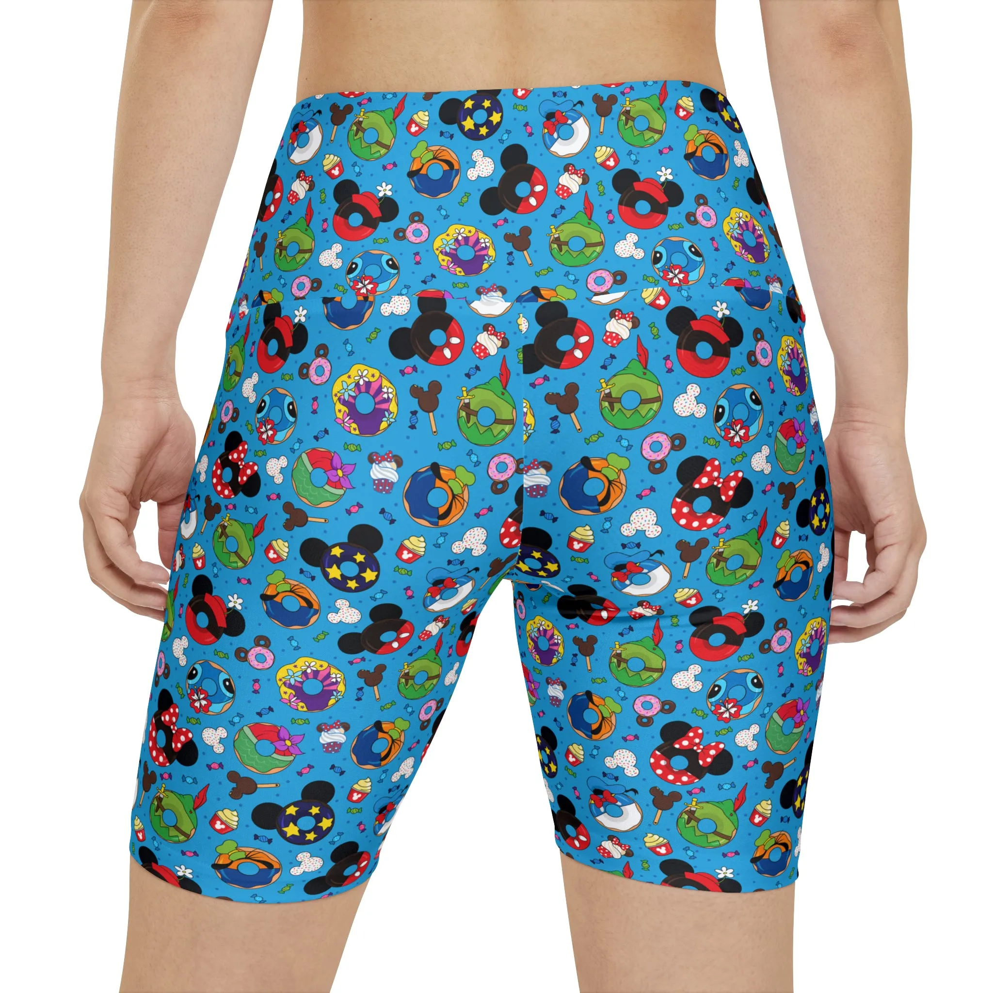 Character Donuts Women's Athletic Workout Shorts