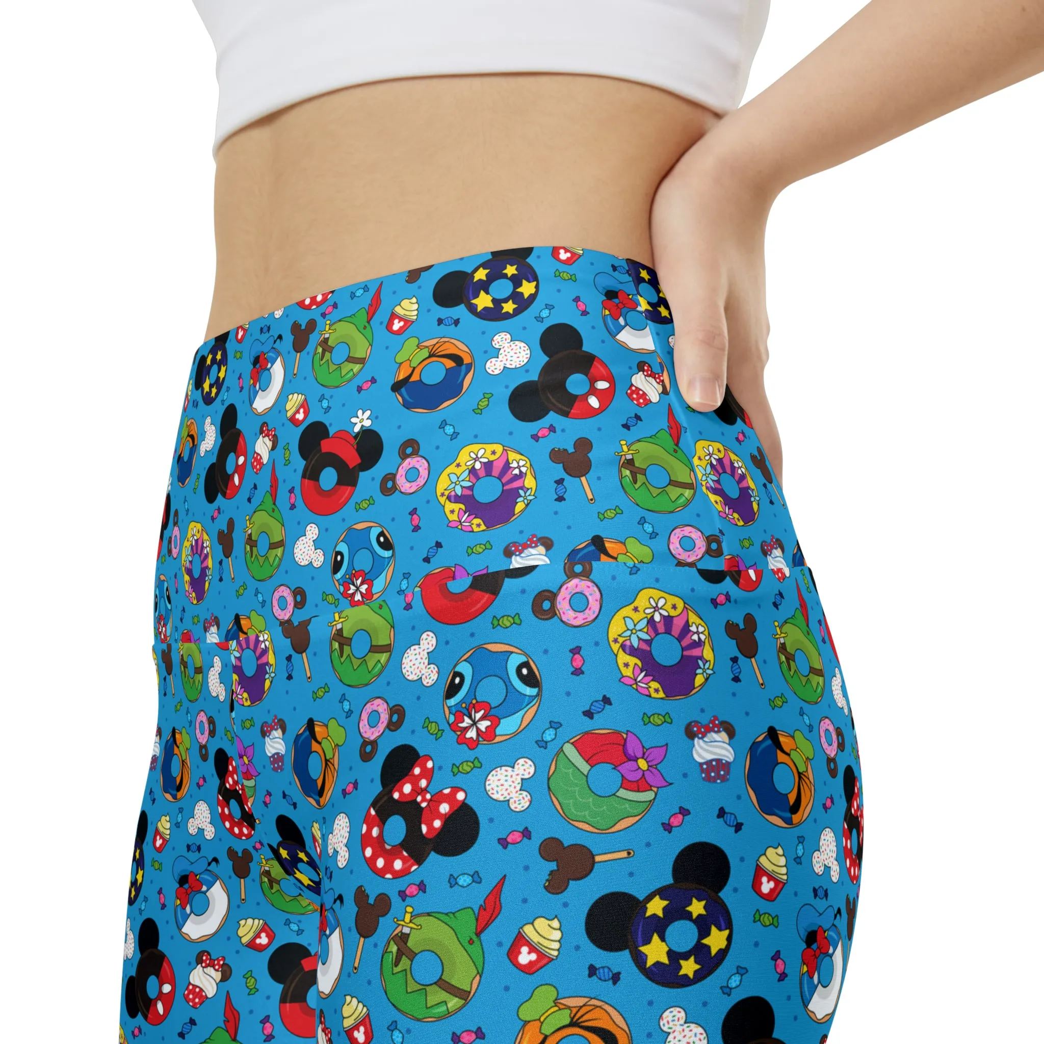 Character Donuts Women's Athletic Workout Shorts