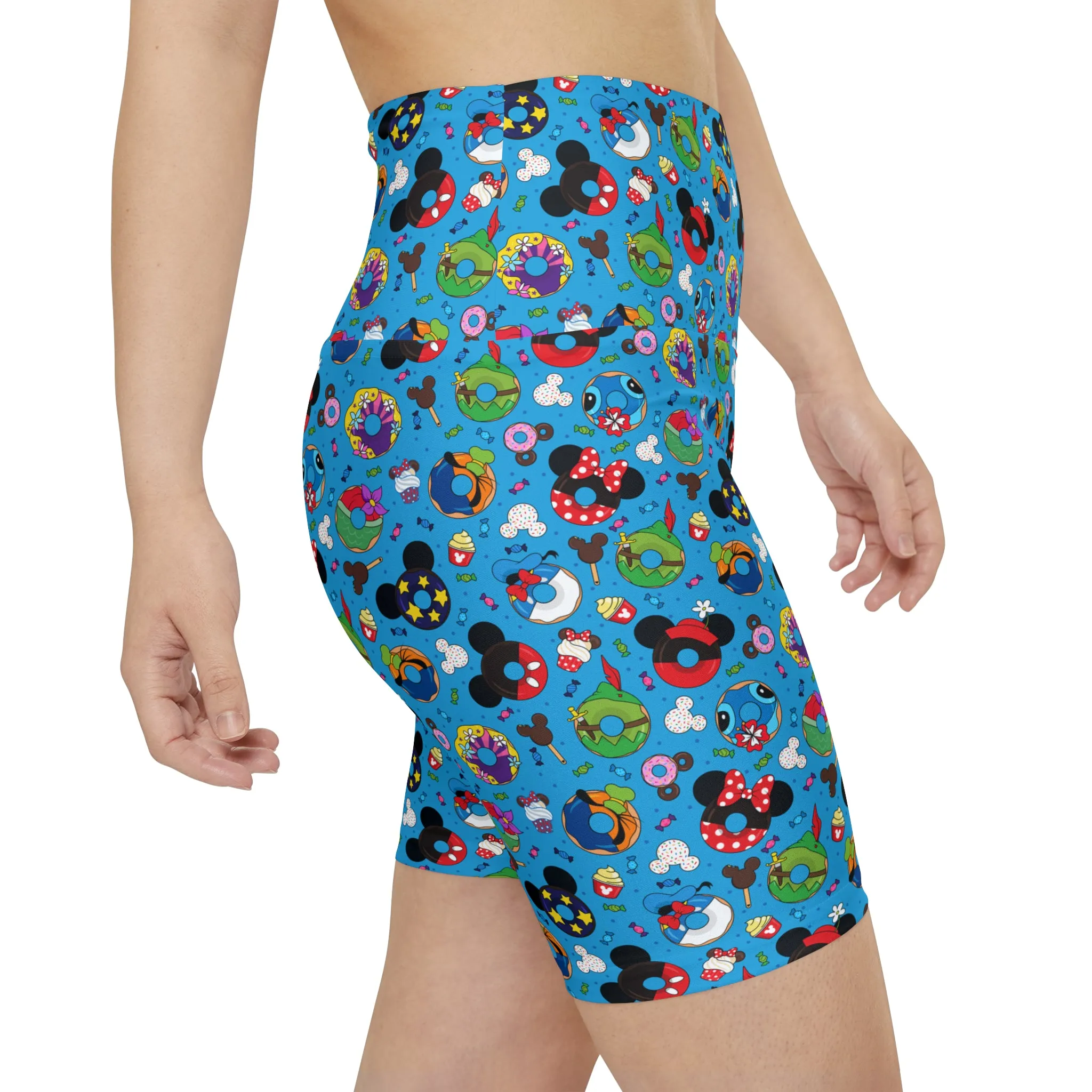 Character Donuts Women's Athletic Workout Shorts