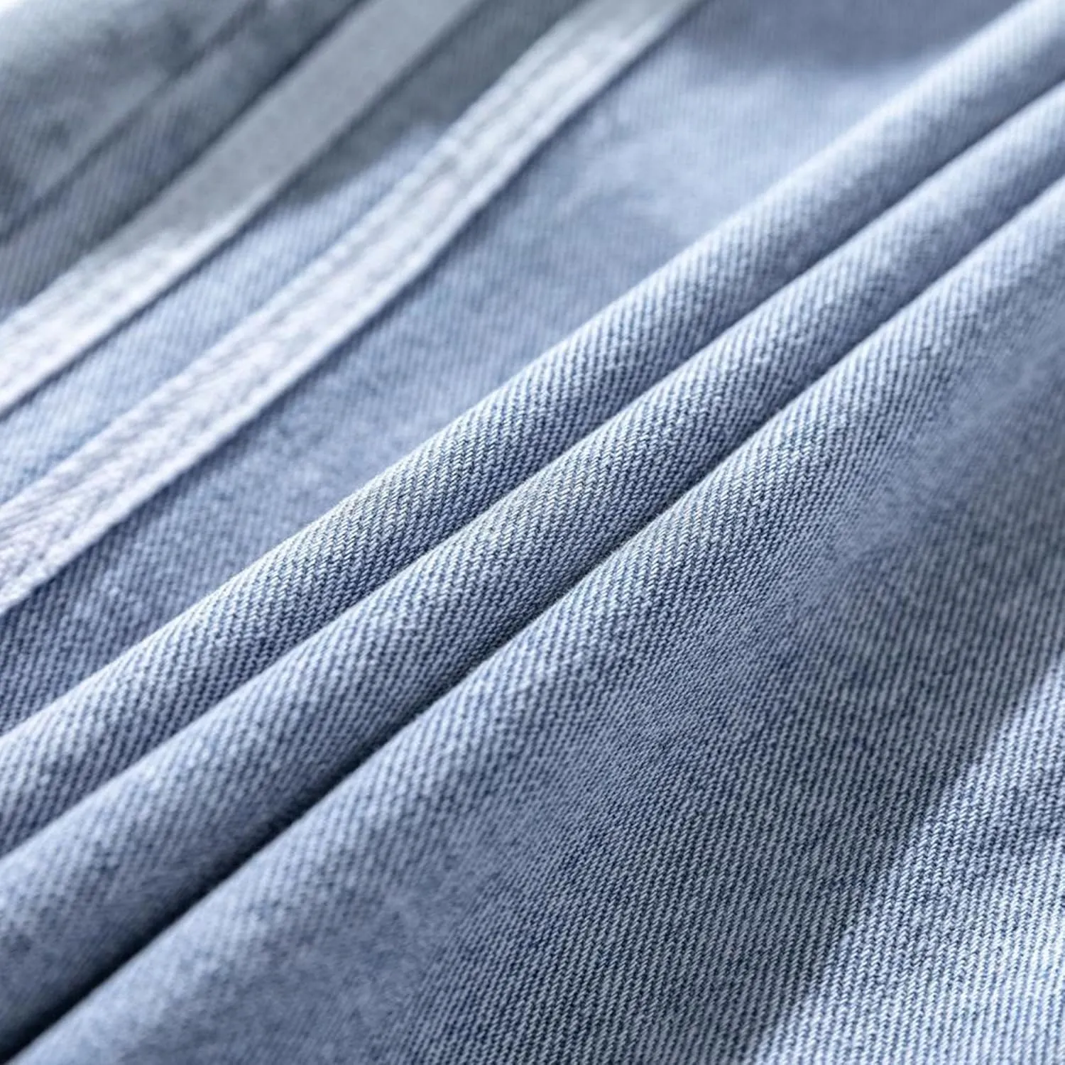 JEsilunmaMY Drawstring Denim Shorts for Men Elastic Waist Relaxed Fit Stripe Jean Shorts Casual Loose Straight Denim Shorts