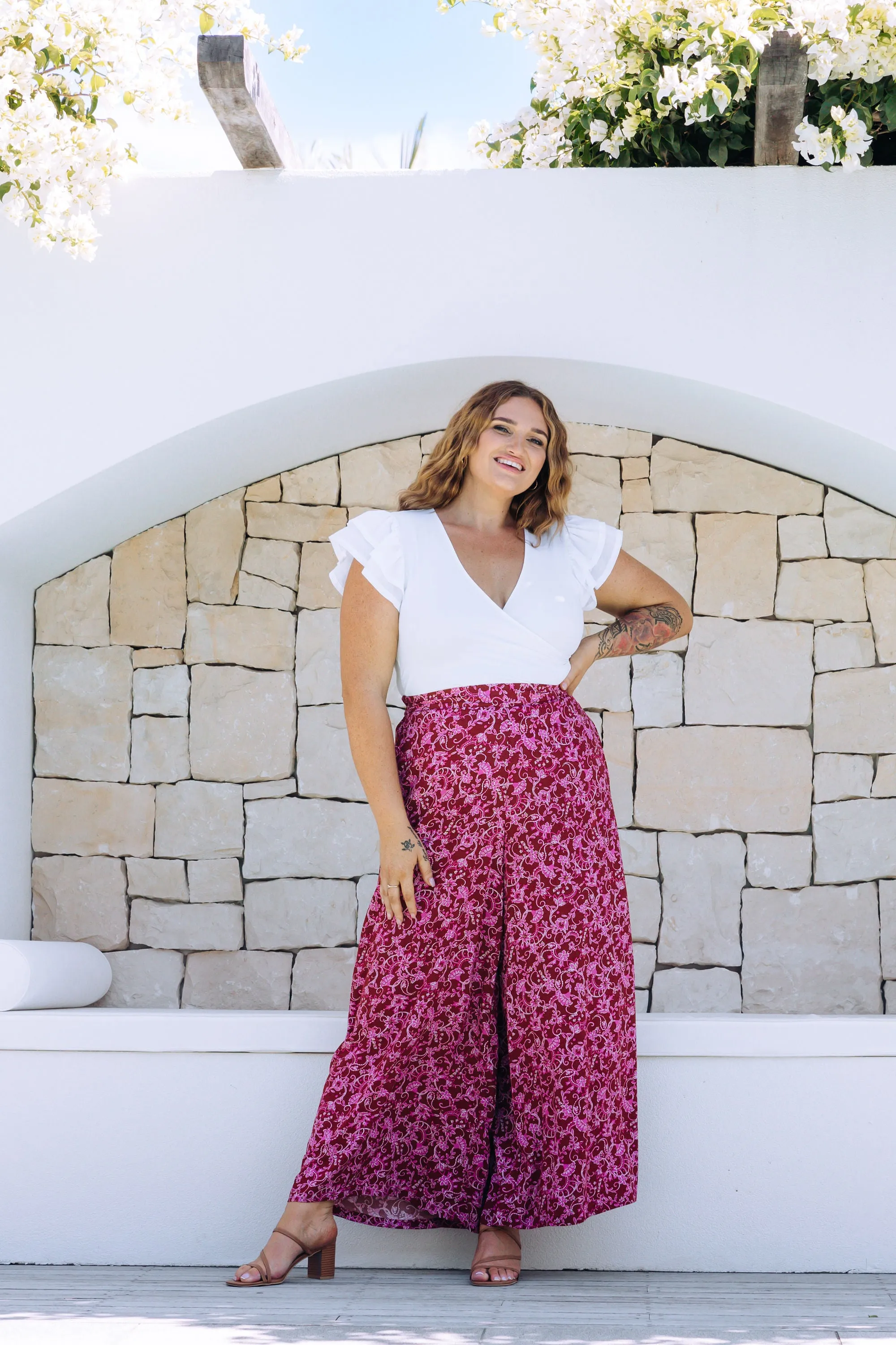 Larsa Pants in Desert Rose
