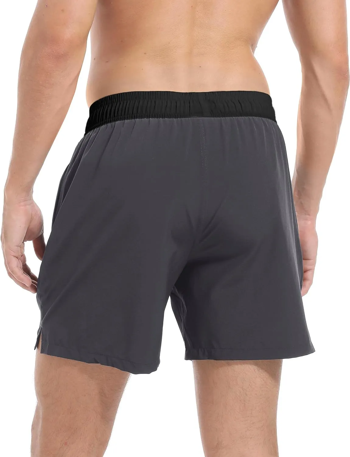 Men's Gym Shorts 5 Inch Lightweight Athletic Quick Dry Workout 2 in 1 Shorts Mesh Running Athletic Shorts Hiking